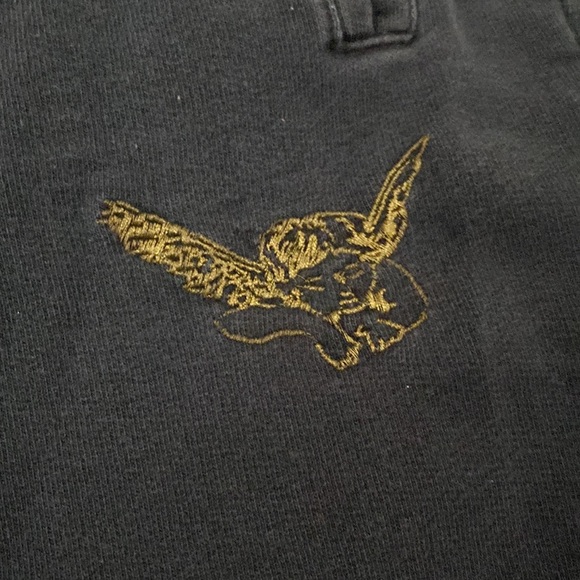 dark grey angel embroidered rosa sweatpants - Picture 2 of 3